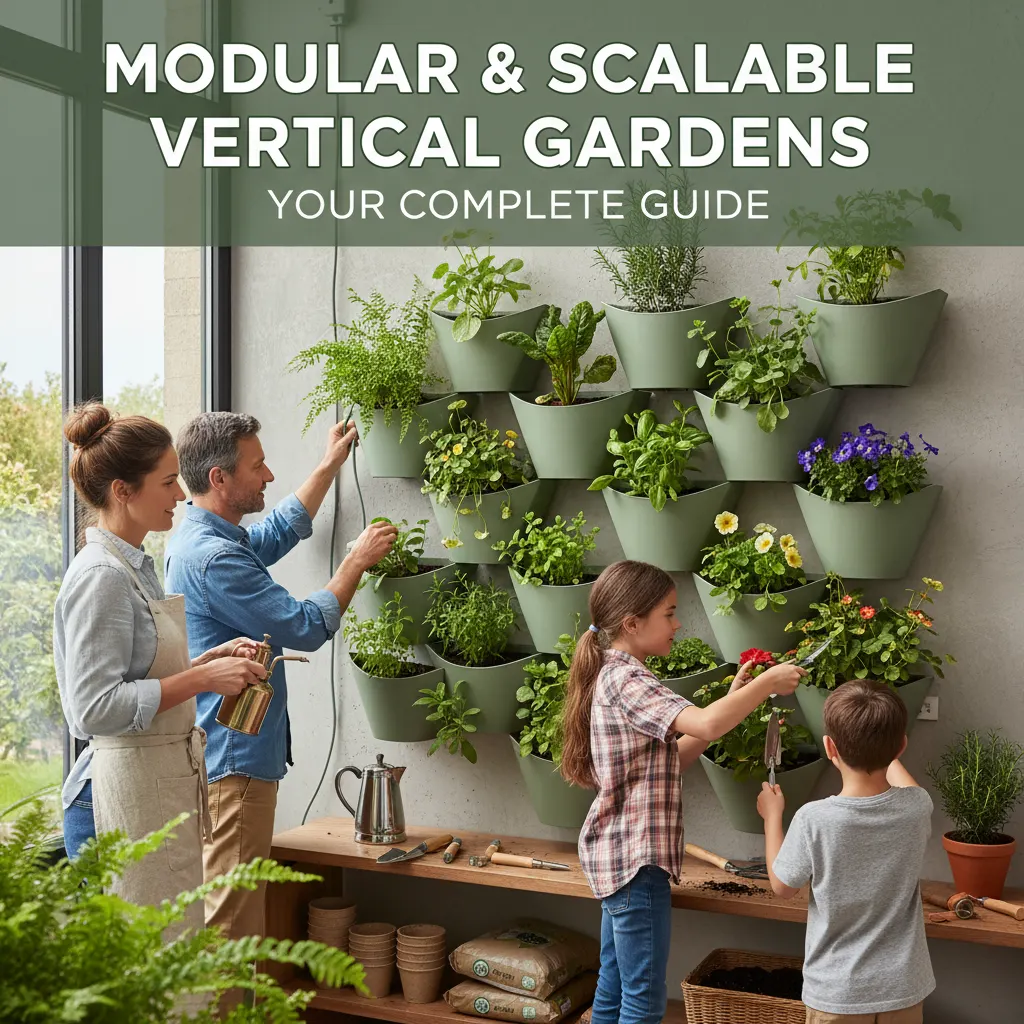 Modular & Scalable Vertical Gardens: Your Complete Guide