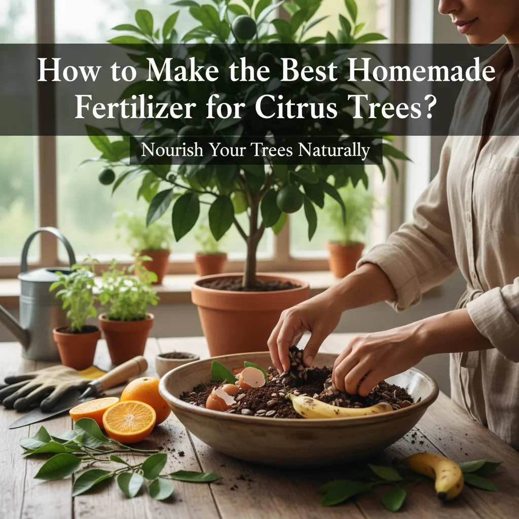 How to Make the Best Homemade Fertilizer for Citrus Trees?