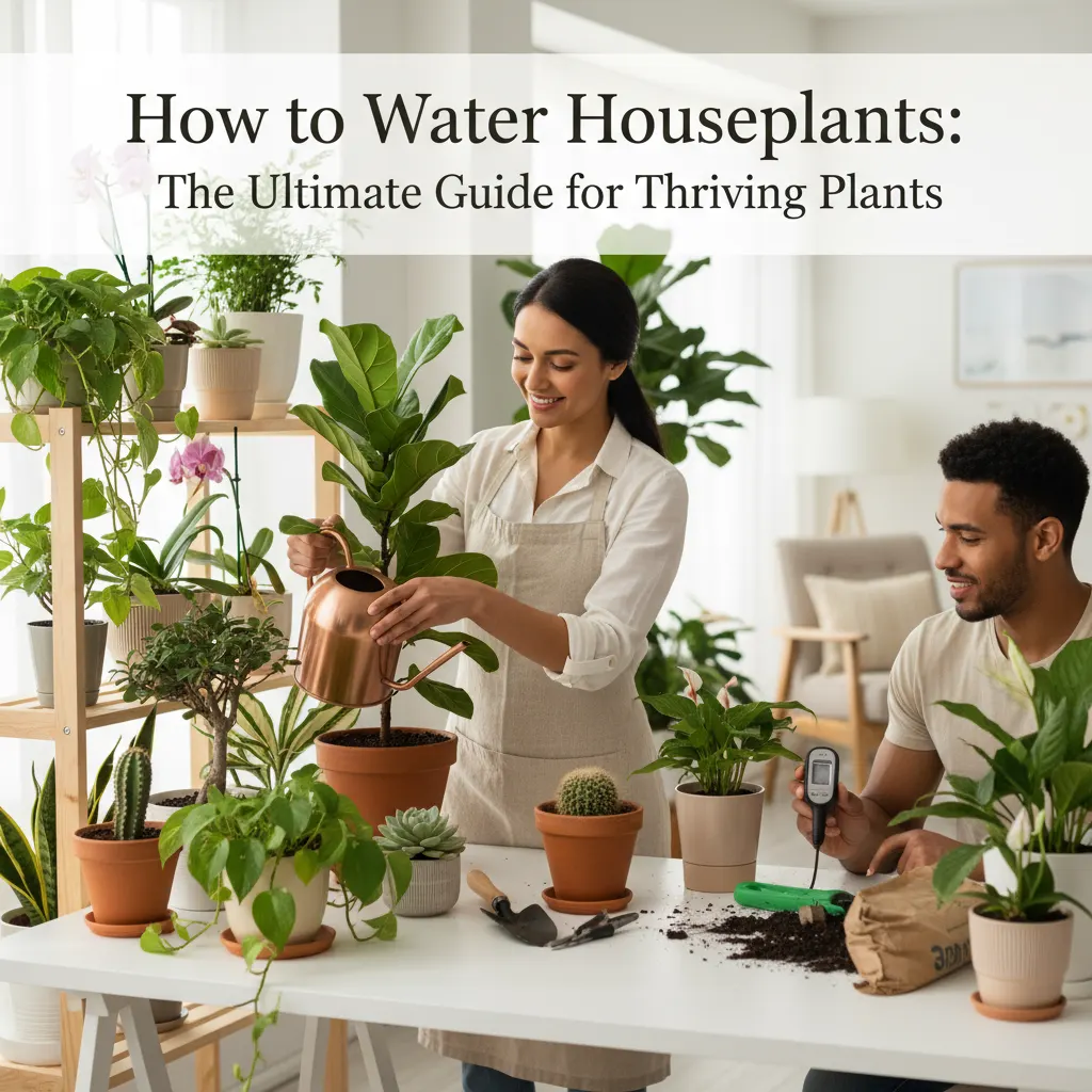 How to Water Houseplants: The Ultimate Guide for Thriving Plants