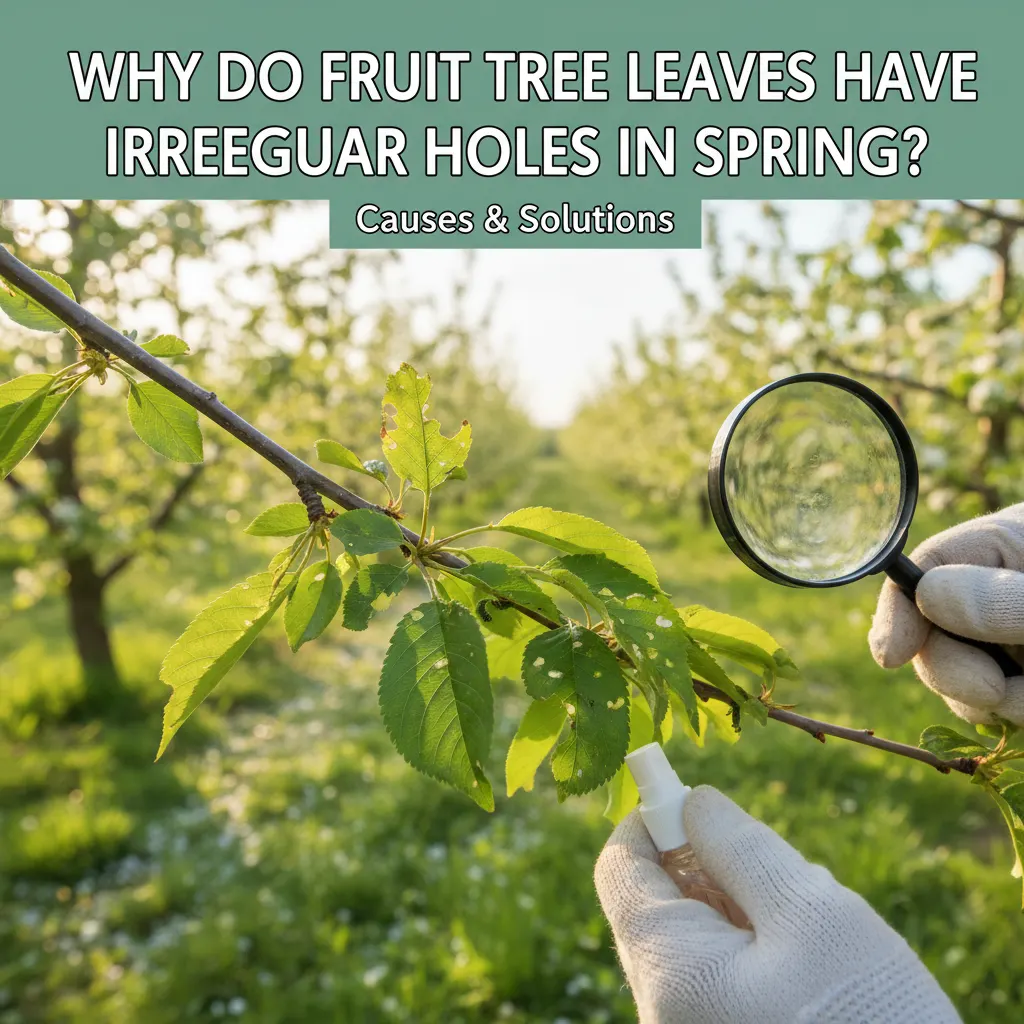 Why Fruit Tree Leaves Have Irregular Holes in Spring