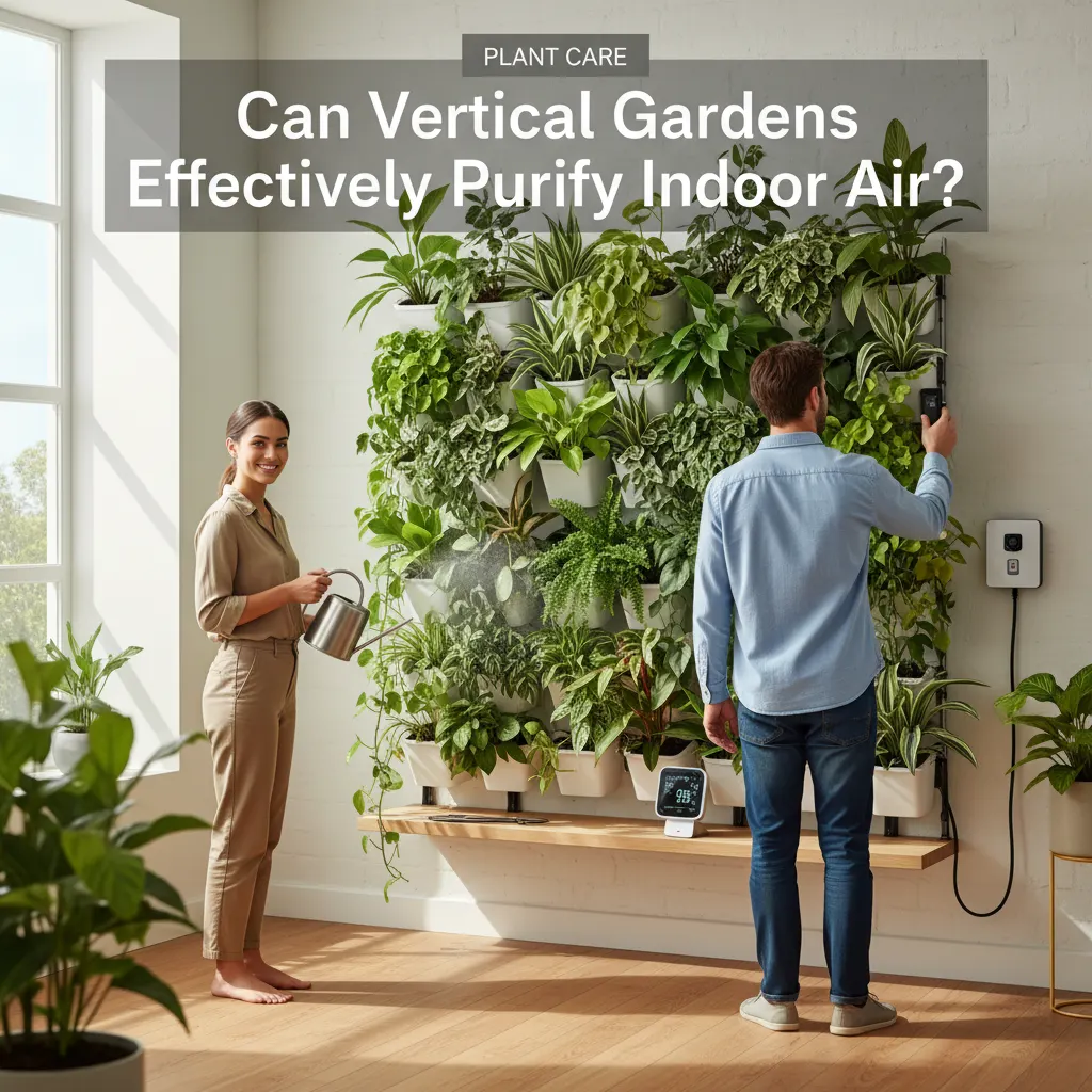 Can Vertical Gardens Effectively Purify Indoor Air?