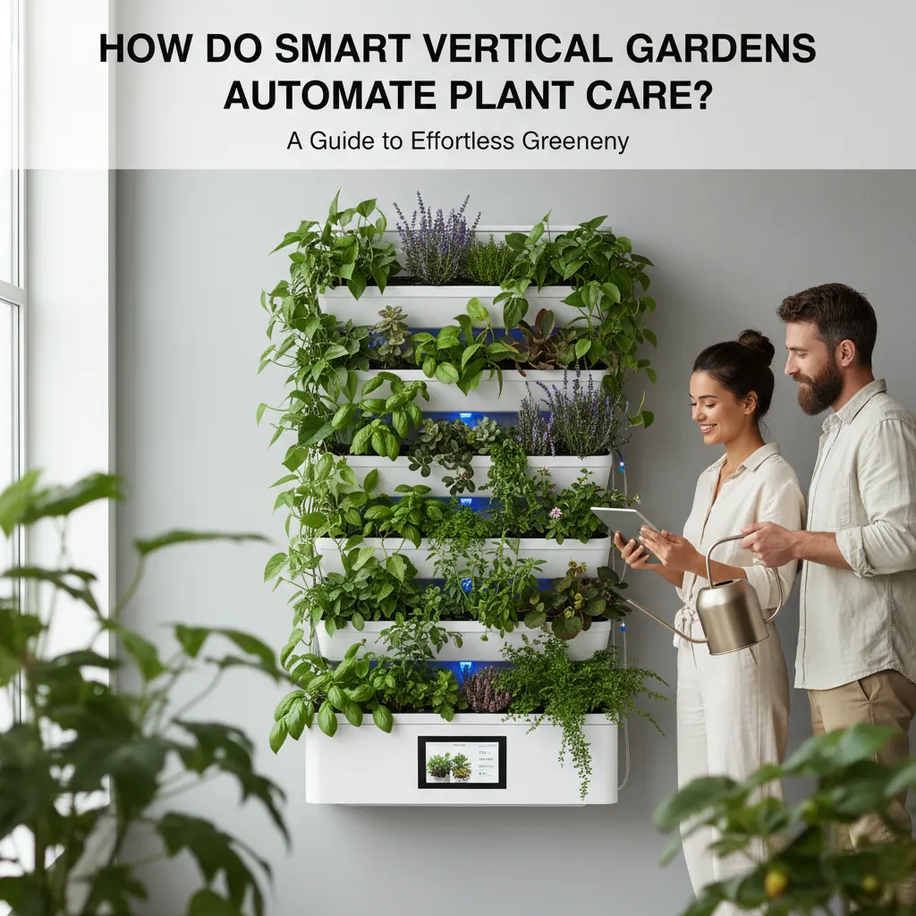 How Do Smart Vertical Gardens Automate Plant Care?