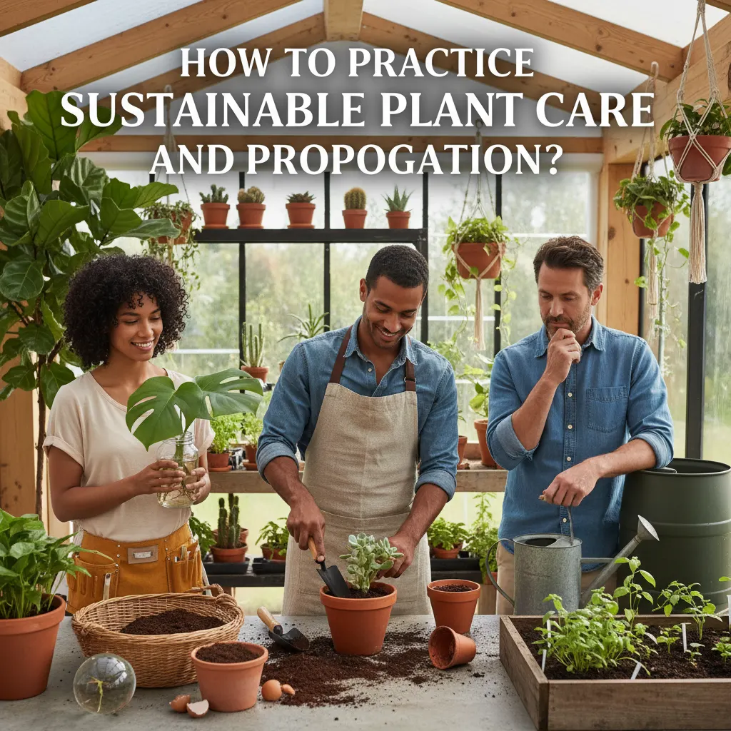 How to Practice Sustainable Plant Care and Propagation?