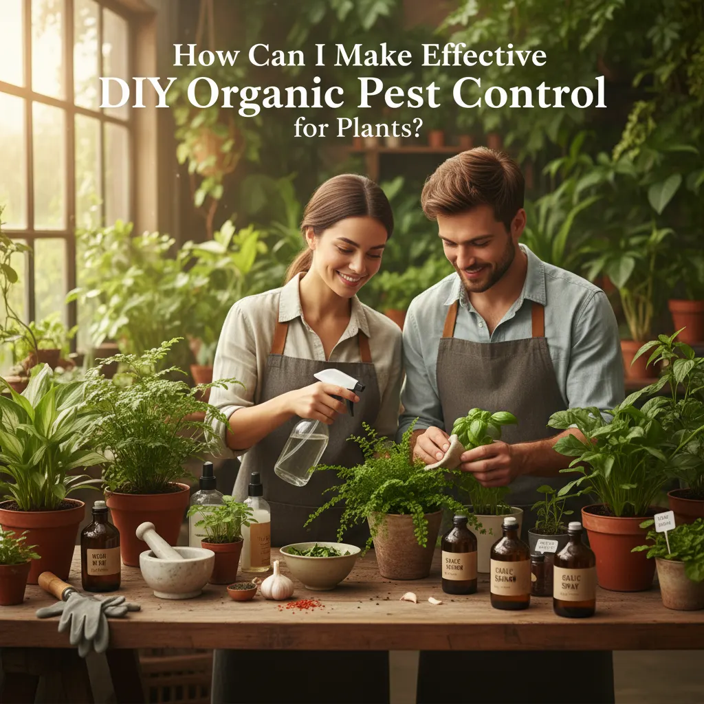 How Can I Make Effective DIY Organic Pest Control for Plants?