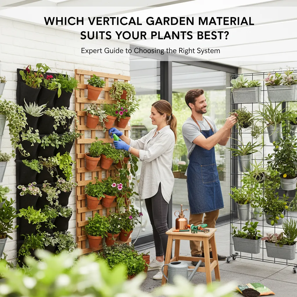 Which Vertical Garden Material Suits Your Plants Best?