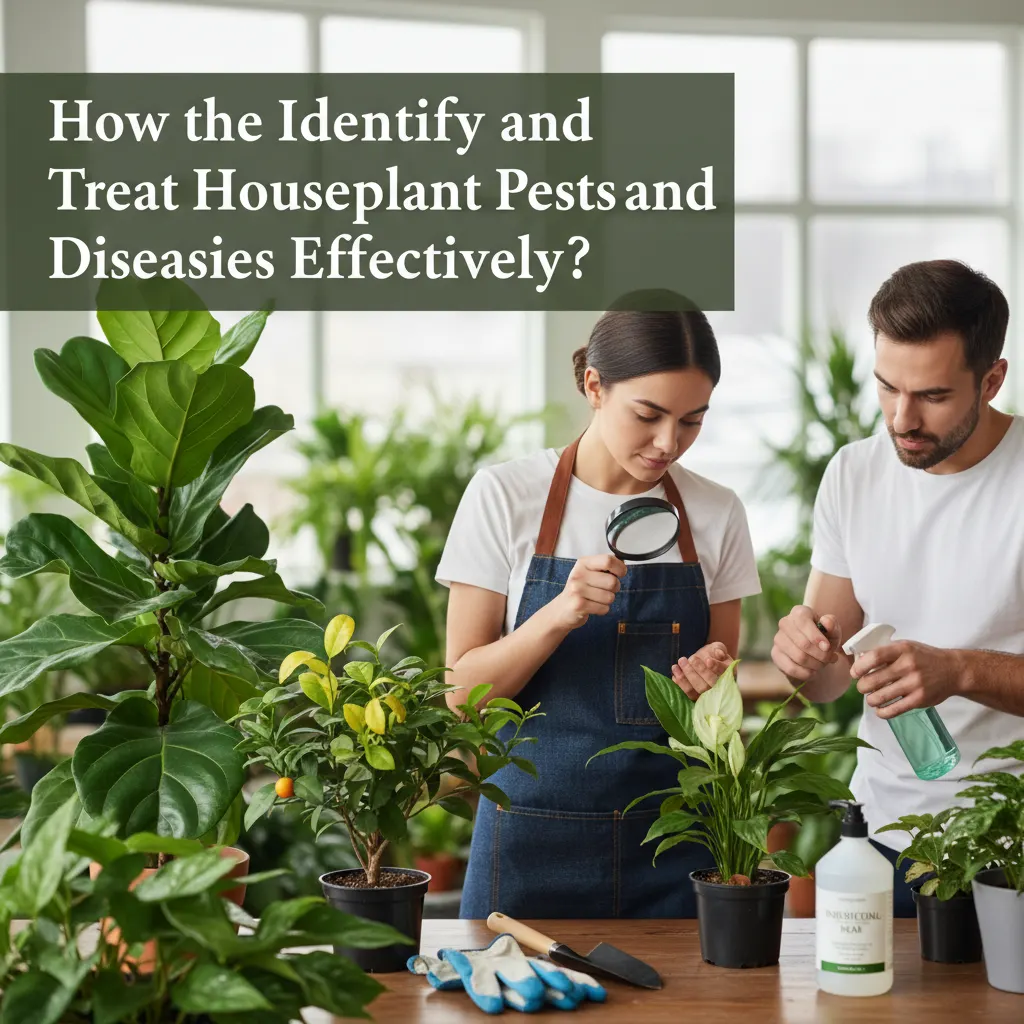 How to Identify Houseplant Pests and Diseases