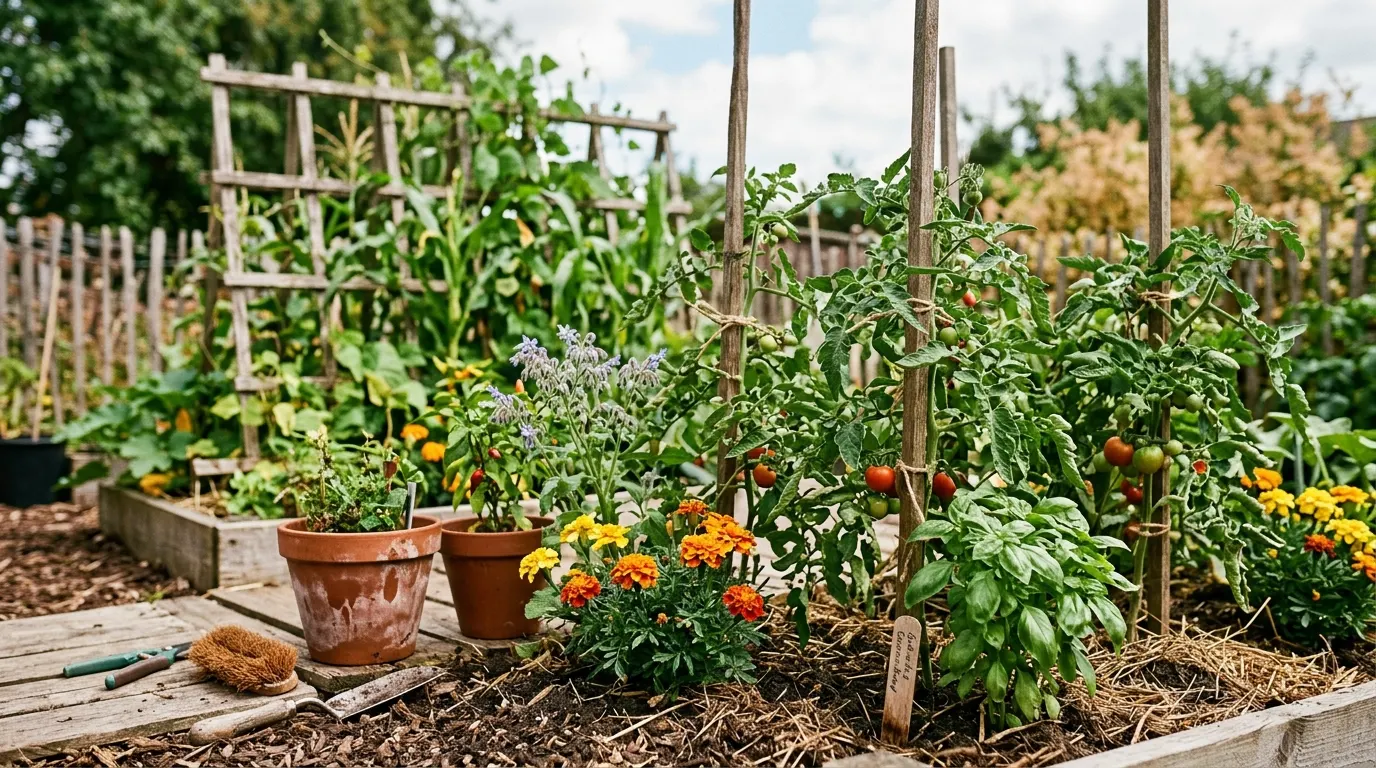 What are the best companion plants for summer crops?