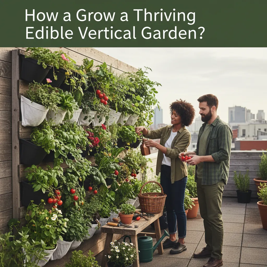 How to Grow a Thriving Edible Vertical Garden?