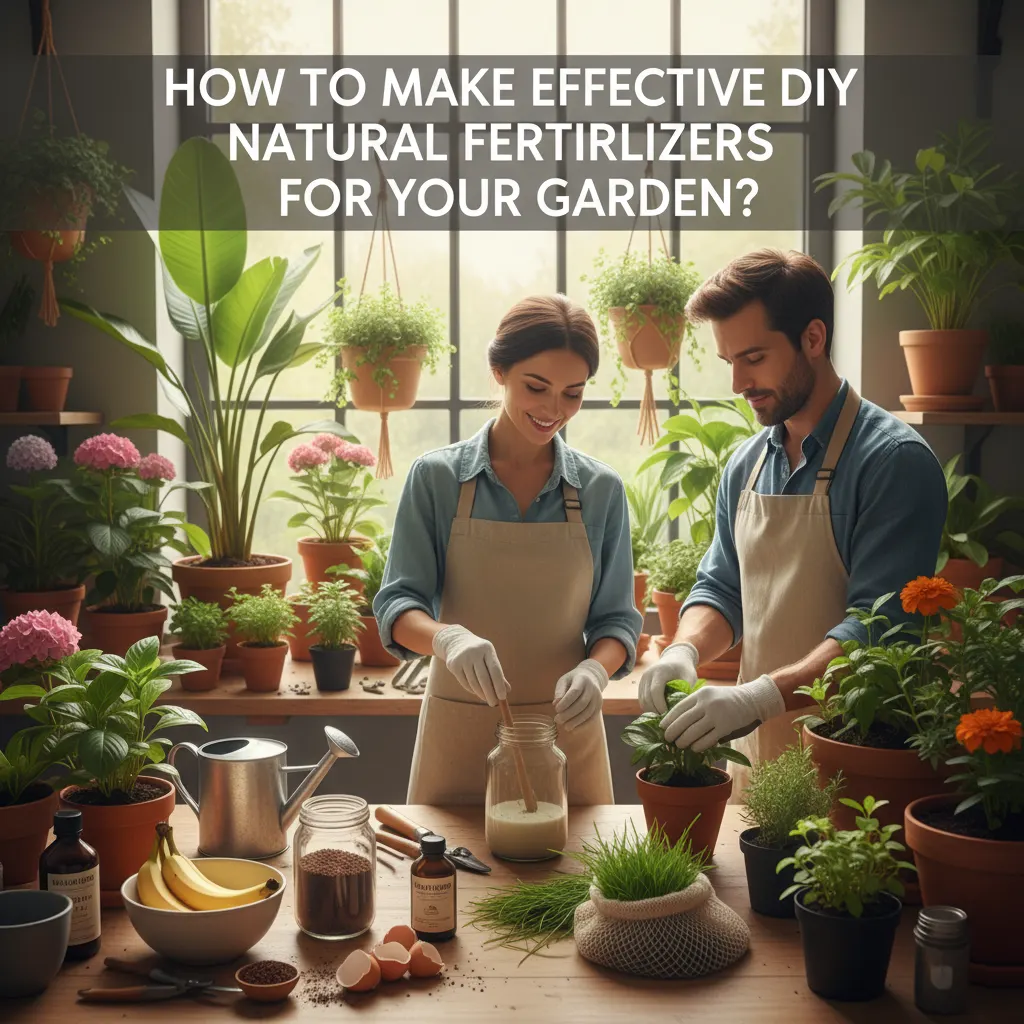 How to Make Effective DIY Natural Fertilizers for Your Garden?