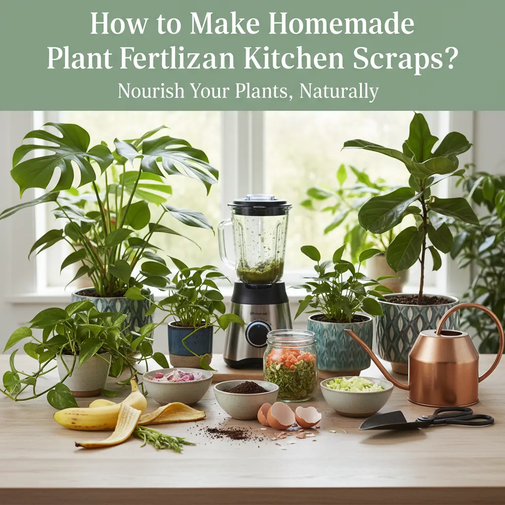 How to Make Homemade Plant Fertilizer from Kitchen Scraps?